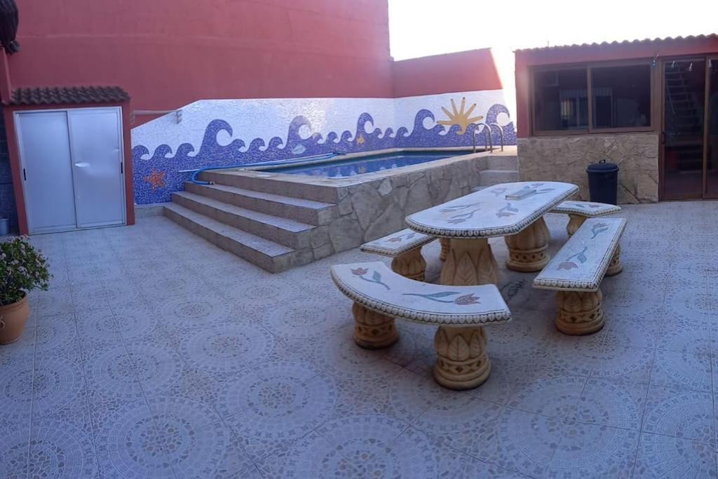 Casa Con Piscina Privada Villa บินารอส ภายนอก รูปภาพ
