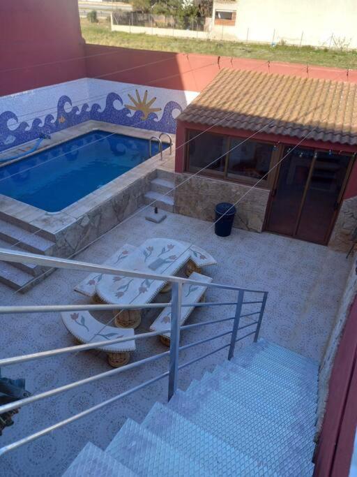 Casa Con Piscina Privada Villa บินารอส ภายนอก รูปภาพ